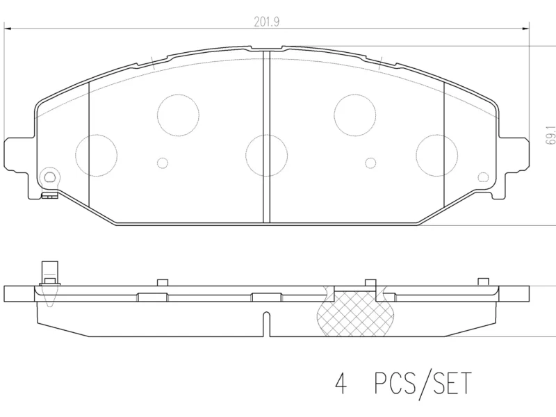 Pastilhas de Freio Dianteiras Brembo - P23193