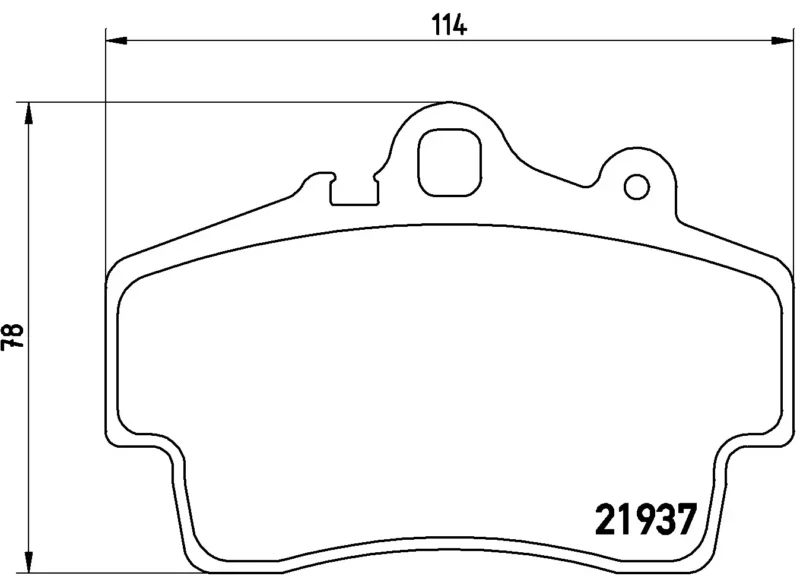 Pastilhas de Freio Dianteiro Brembo Porsche - P65007 - Imagem 4