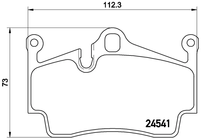 Pastilhas de Freio Traseiro Brembo Porsche - P65028 - Imagem 4