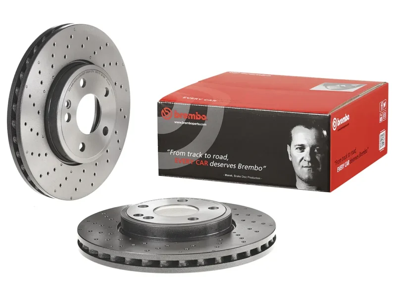 Discos de Freio Dianteiros Mercedes Brembo - 09.B436.51