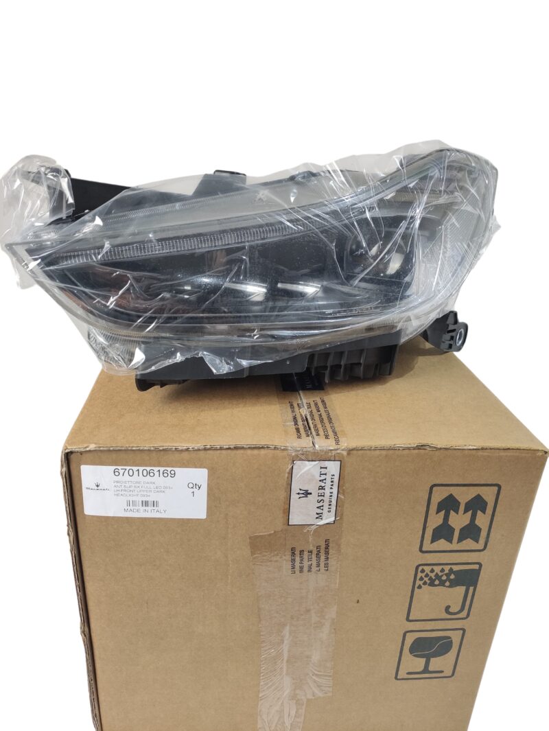 Farol projetor escuro esquerdo Maserati Ghibli 670106169 - Imagem 2