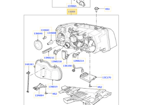 Farol Land Rover Freelander 2 - LR038212 - ORIGINAL
