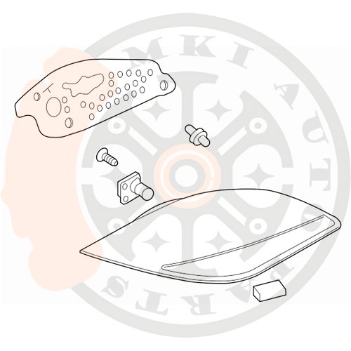 Lanterna Traseira Lado Esquerdo — Porsche Boxster — 987-631-425-03