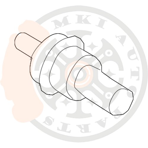 Sensor de Temperatura do Líquido de Arrefecimento — Porsche 911, Boxster, Cayman, Cayenne, Macan e Panamera — 955-106-125-01